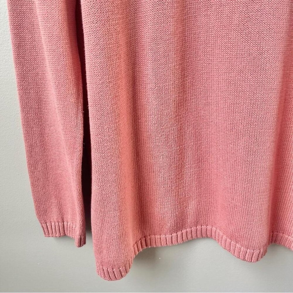 Coldwater Creek Women's Pink and White Jumper - Picture 4 of 6